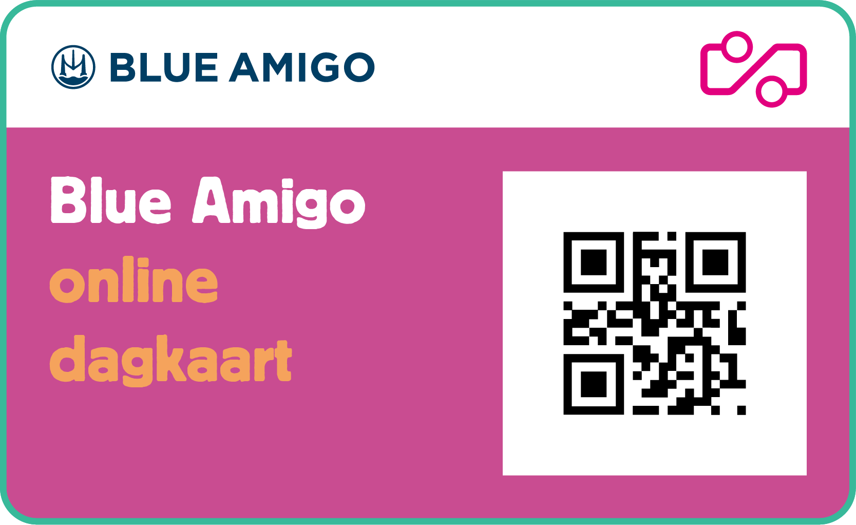 Blue Amigo Online Dagkaart