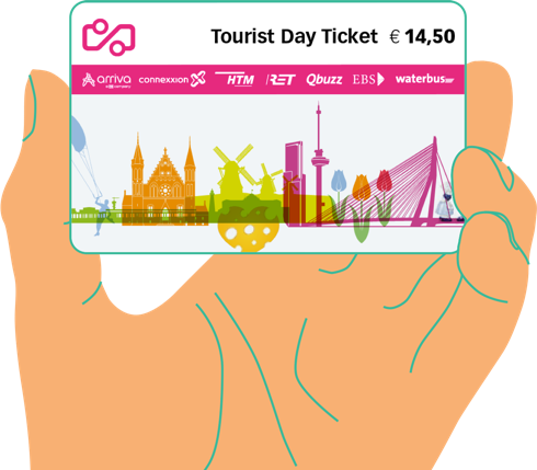 Weg van de drukte route Tourist Day Ticket